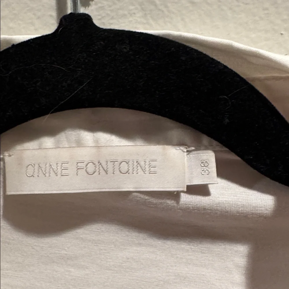 Anne Fontaine Ermine Jacquard Blouse 38 US4/6 - Picture 5 of 10
